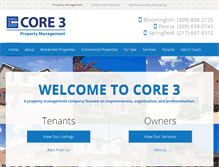 Tablet Screenshot of core3pm.com